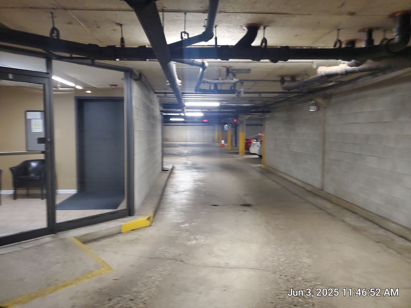 Parking garage cleaning by Northern Power Washing LLC.