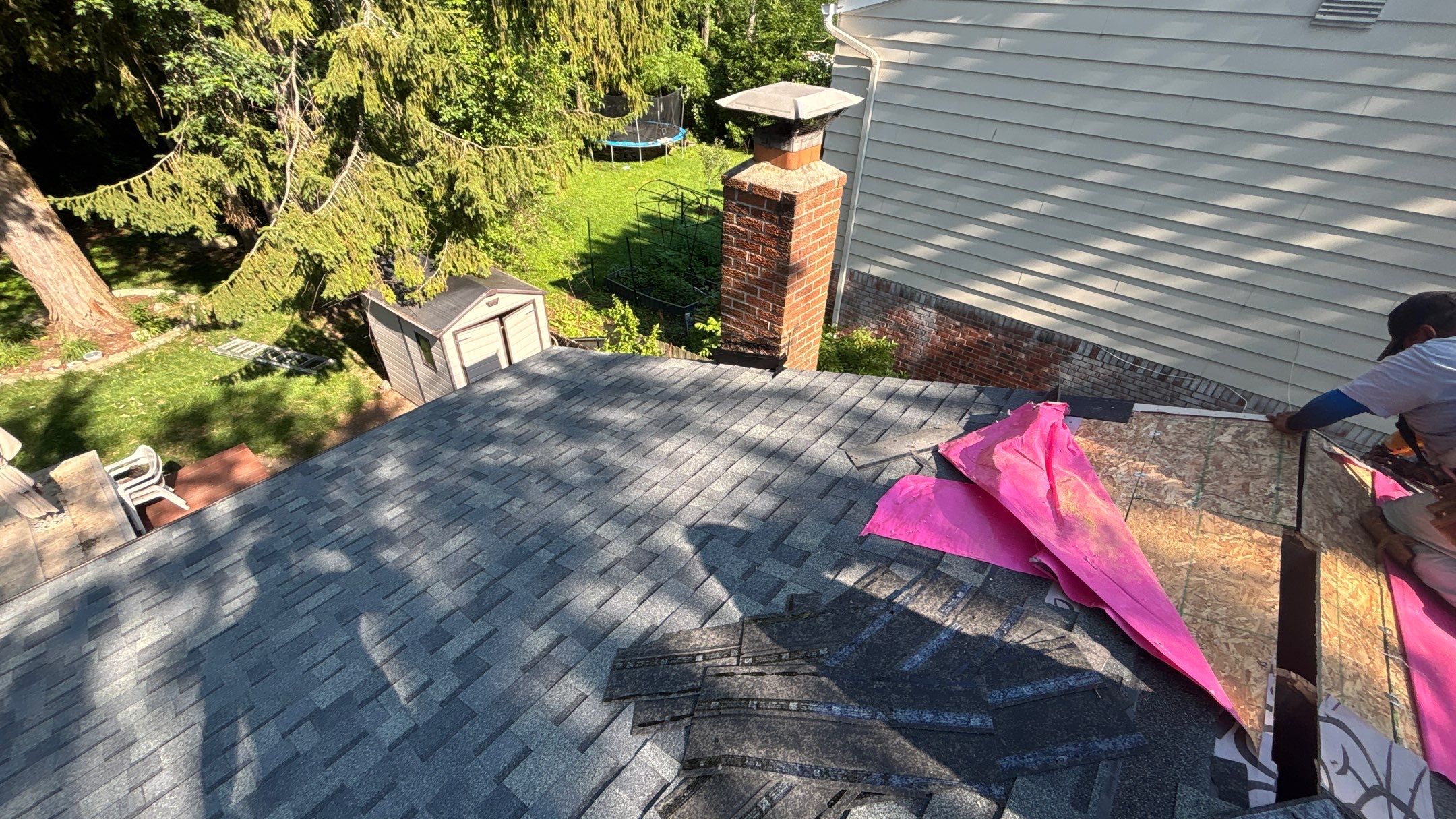 Roof Replacement using Owens Corning Estate Gray by 180 Contractors