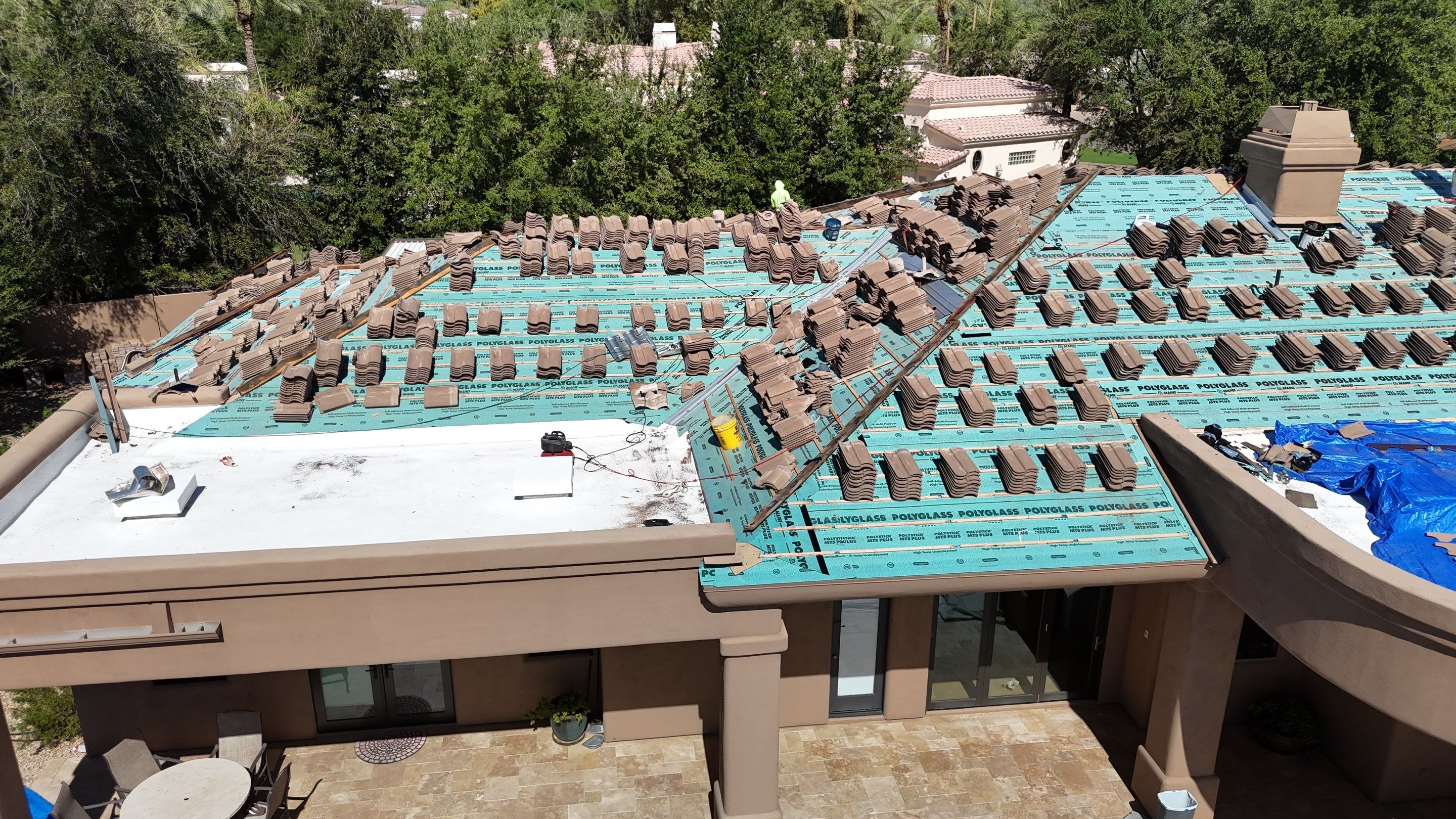 Project in Paradise Valley, AZ by Saint Roofing