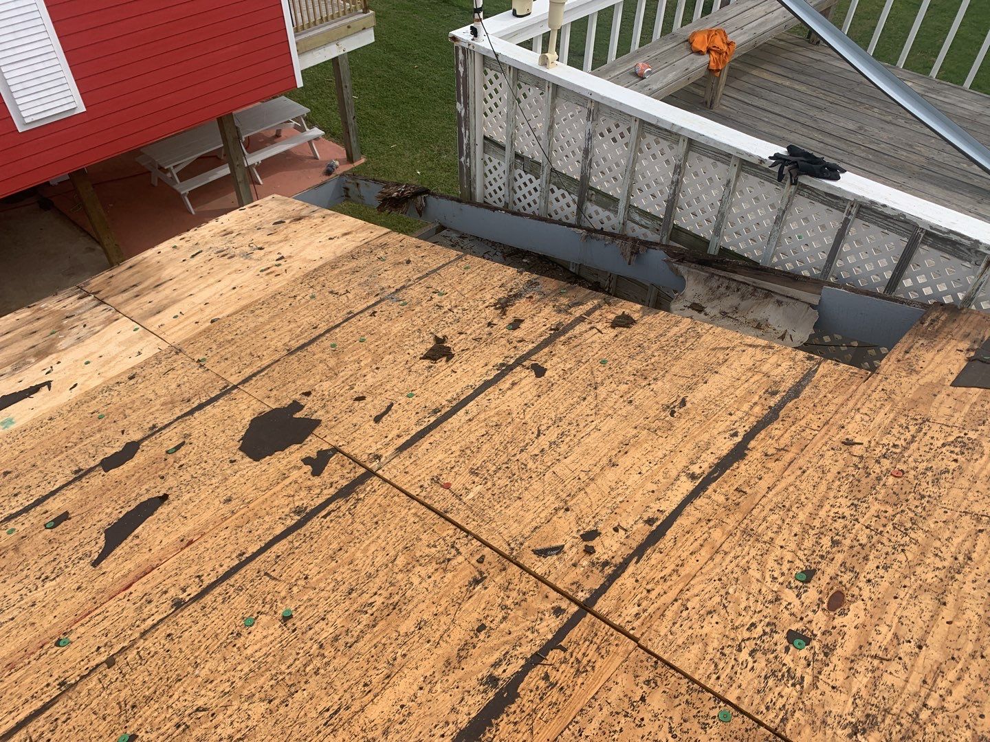 Galveston Waterfront Roof Installation In Progress by Elite Roofing LLC