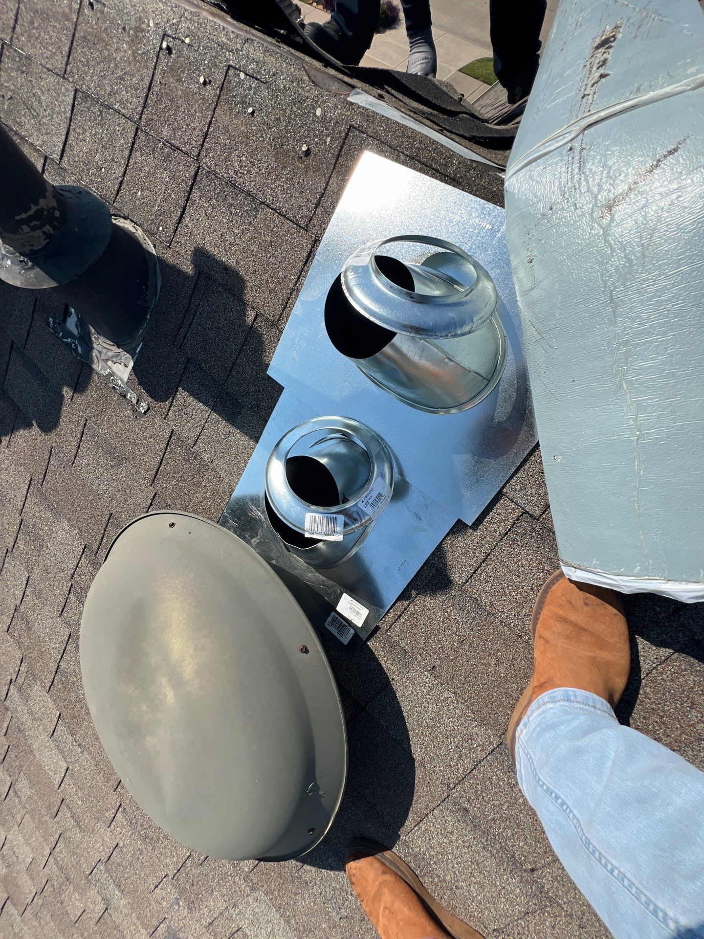 Hail Damage using Owen's Corning Duration (Lifetime) Shingles by Roof Repair Services LLC
