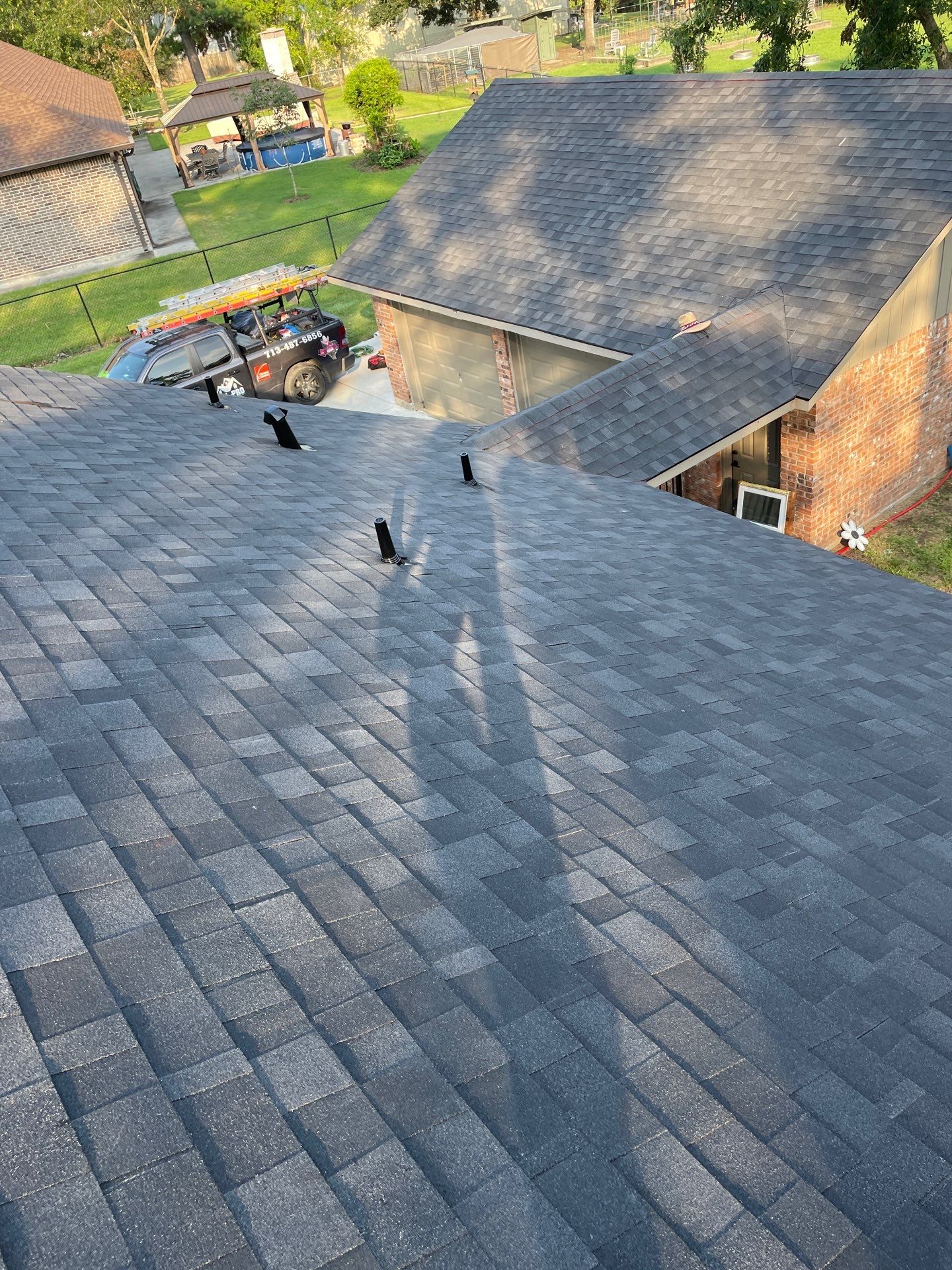 Residential Roofing Installation using Owen's Corning Duration (Lifetime) Shingles by Roof Repair Company