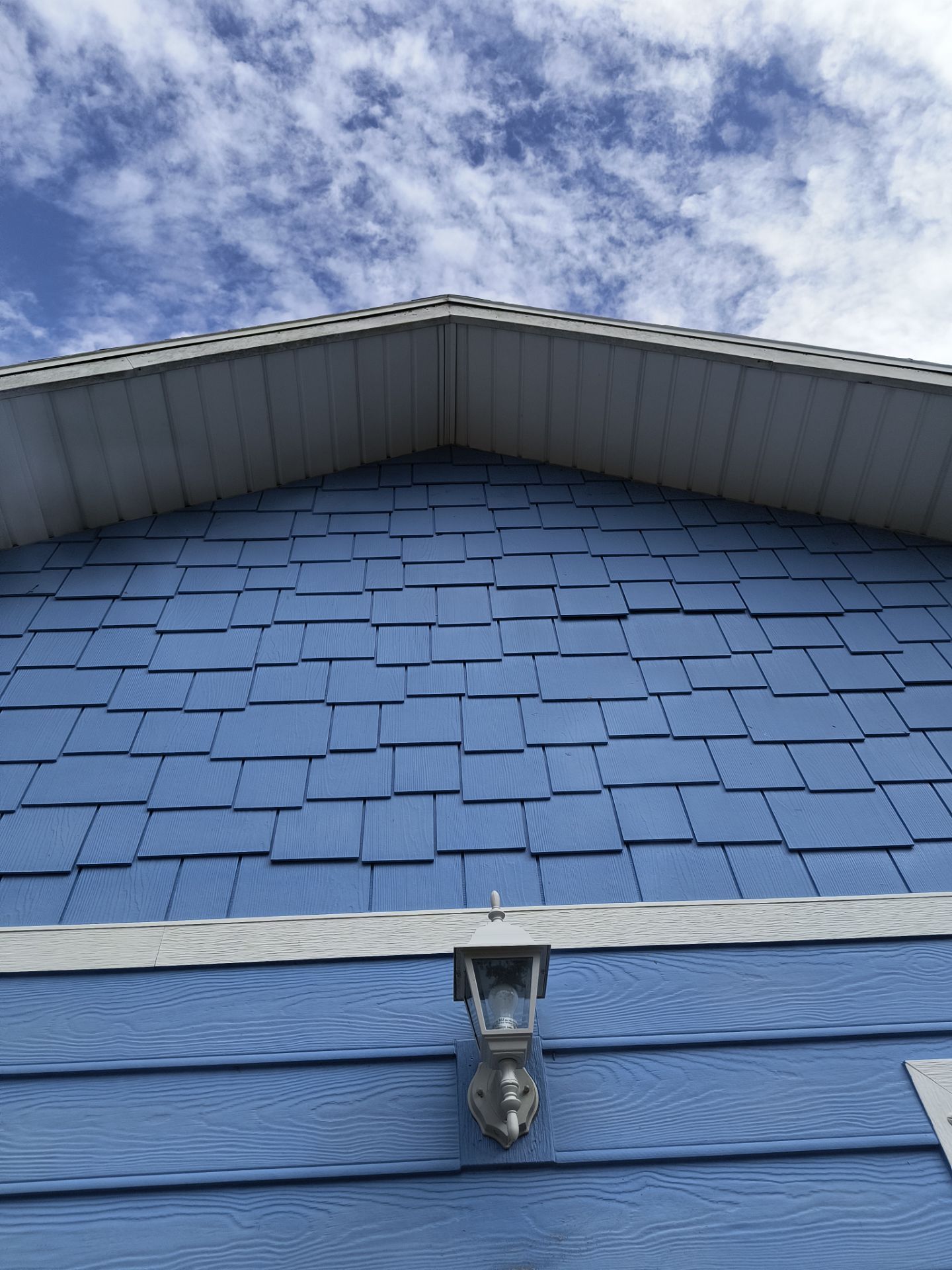 White Vinyl Soffit Installation in Venice FL by Gutter Professors