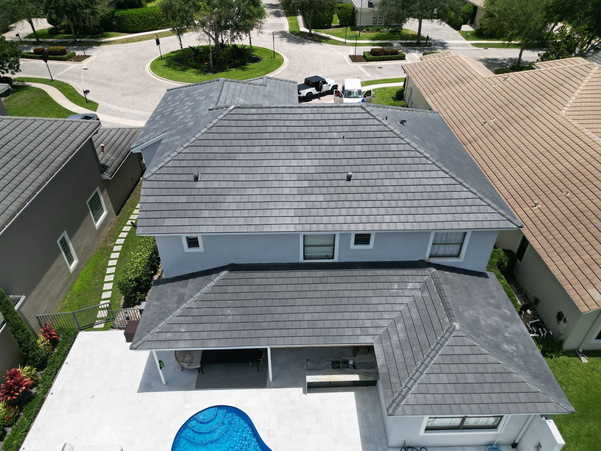 Residential Roofing Installation using Westlake Roofing Tile by BLUES BROTHERS ROOFING