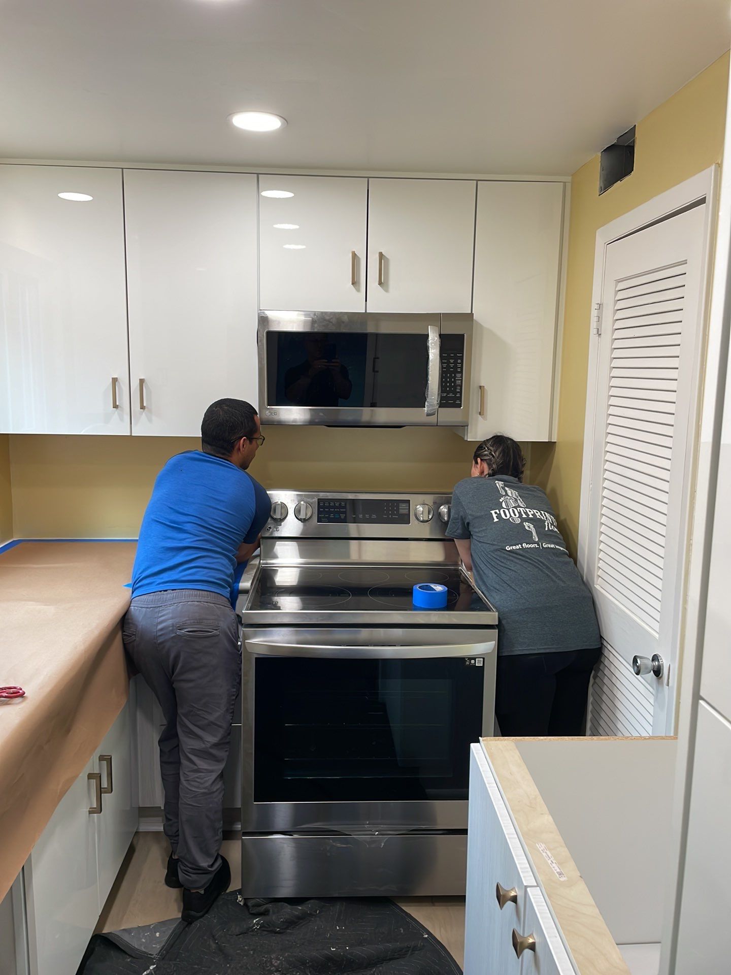 Backsplash upgrade by Footprints Floors of East Atlanta