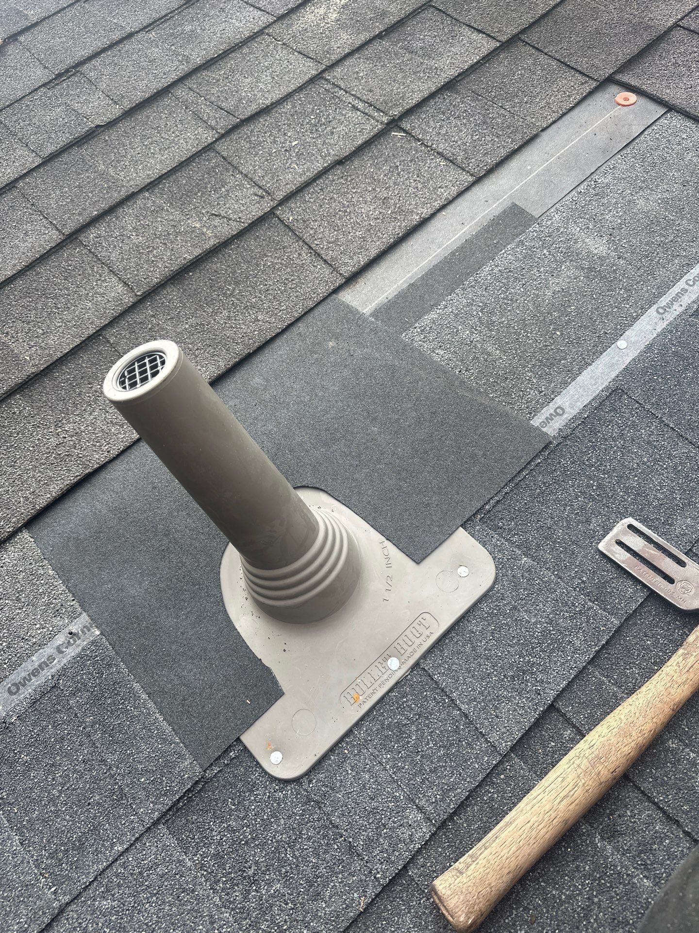 Hail Damage using Owen's Corning Duration (Lifetime) Shingles by Roof Repair Company