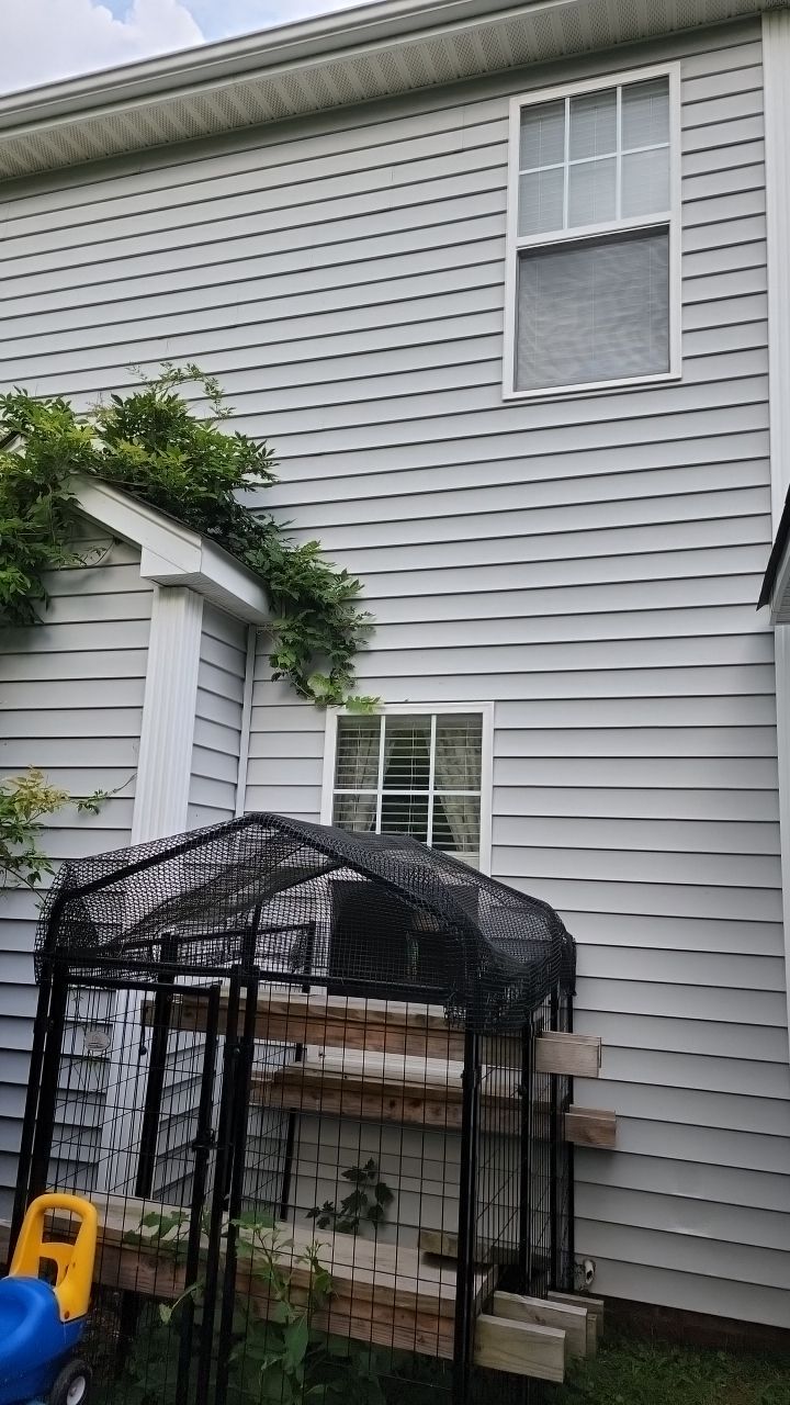 House Wash using cleaner by G&H Home Tech Pros LLC