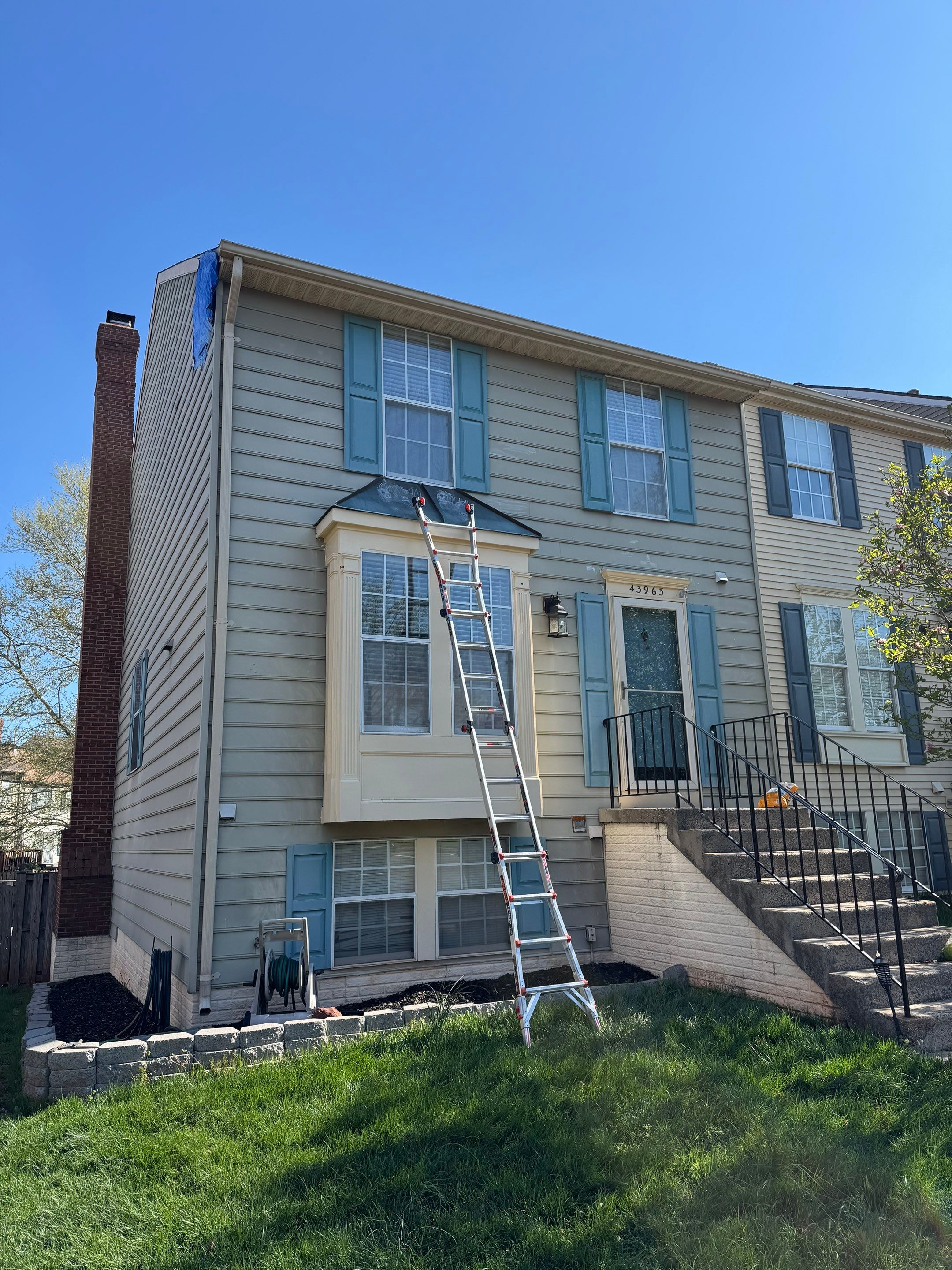 Full Exterior Siding Replacement and Moisture Barrier Installation in Ashburn by Ridge Armor Renovations