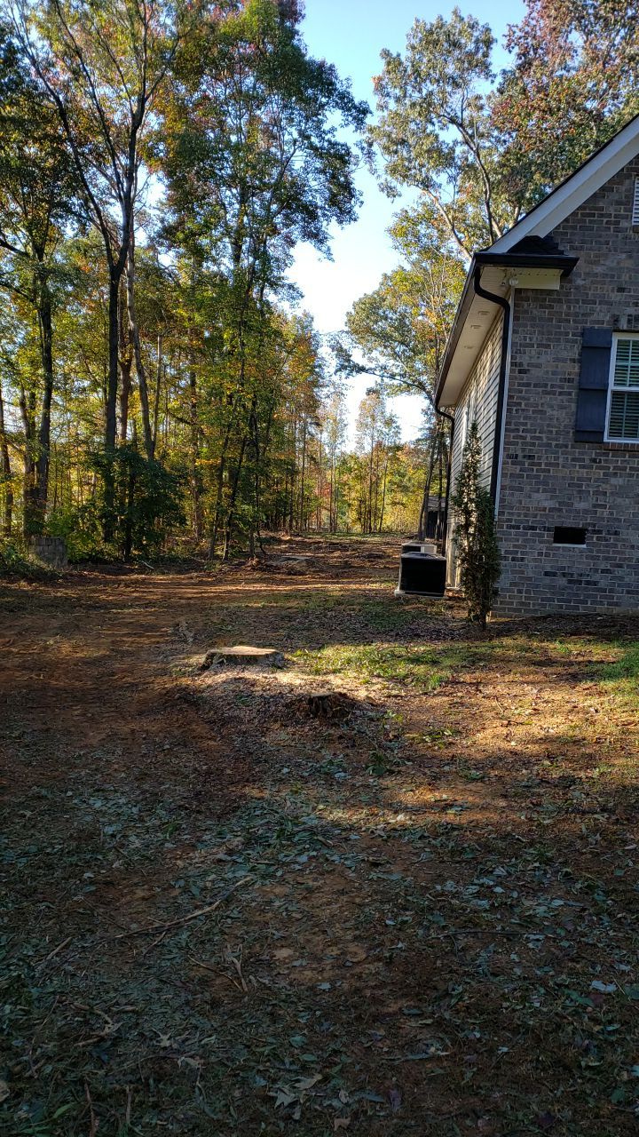 land clearing using machinery by G&H Home Tech Pros LLC