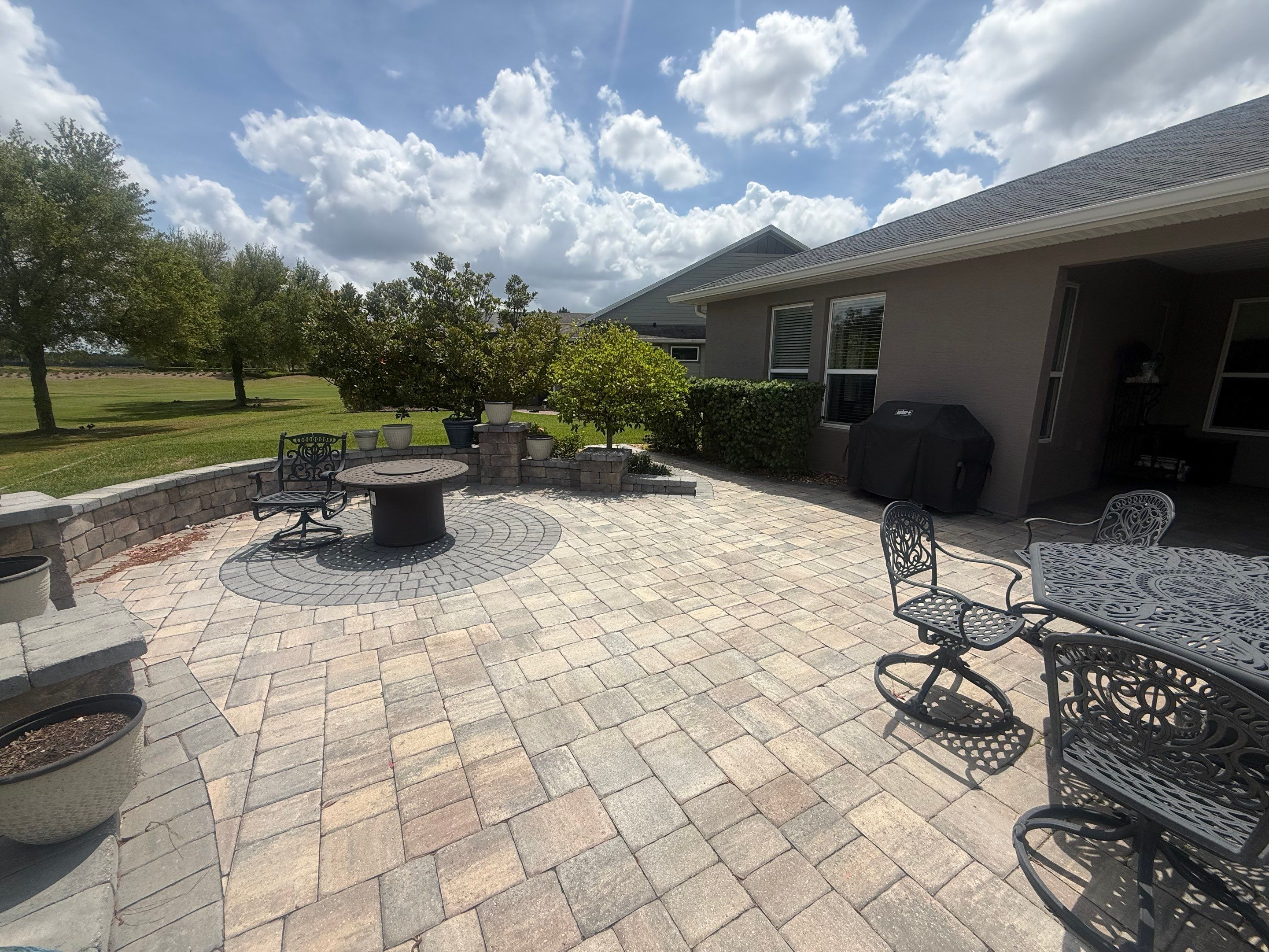 Stone Paver Patio Sealing in Ocala Preserve by Infinite Exteriors LLC