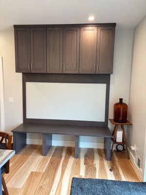 Wide plank natural calico hickory