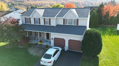 Roofing Installation using CertainTeed Landmark - Georgetown Gray