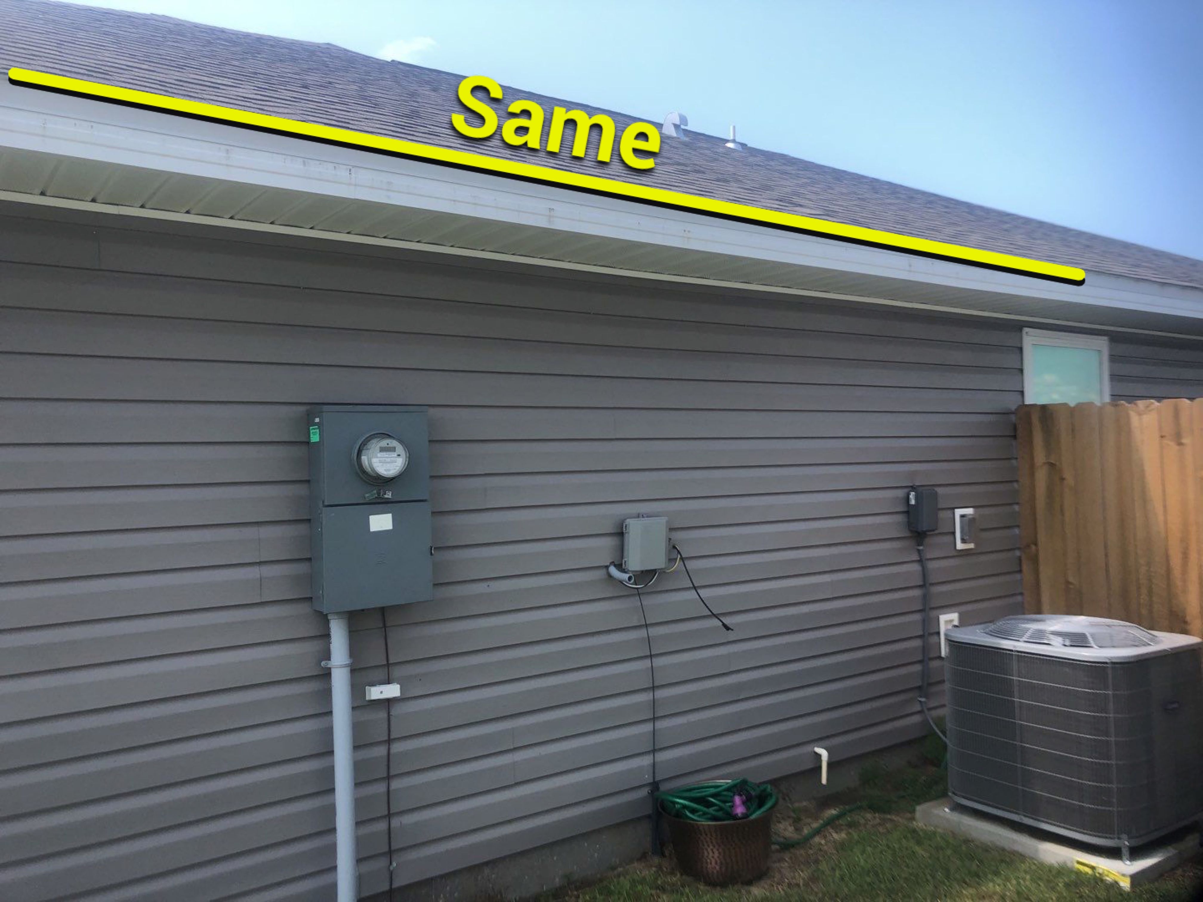 Gutter Installation using K-Style Seamless Gutters and Soffit and Fascia Replacement by Gutter Professors