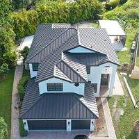 24ga 1.5" Mechanical Seam Dark Bronze  by Total Roofing System The Metal Roof Experts