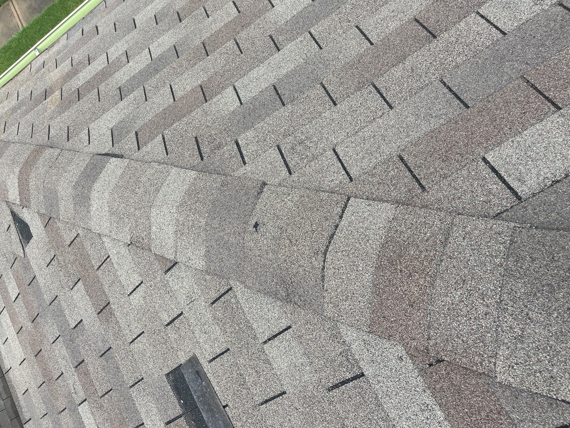 Hail Damage using Owen's Corning Duration (Lifetime) Shingles by Roof Repair Company