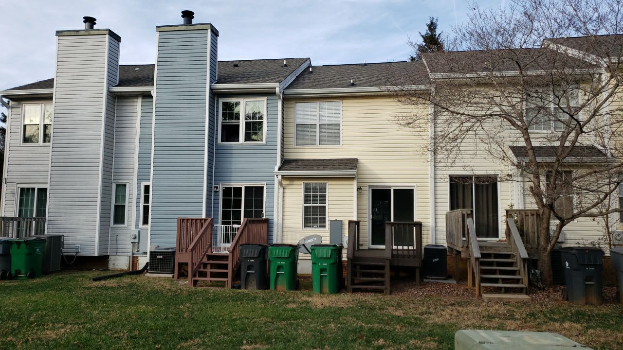 Gutter Cleaning using water by Power Wash Masters LLC