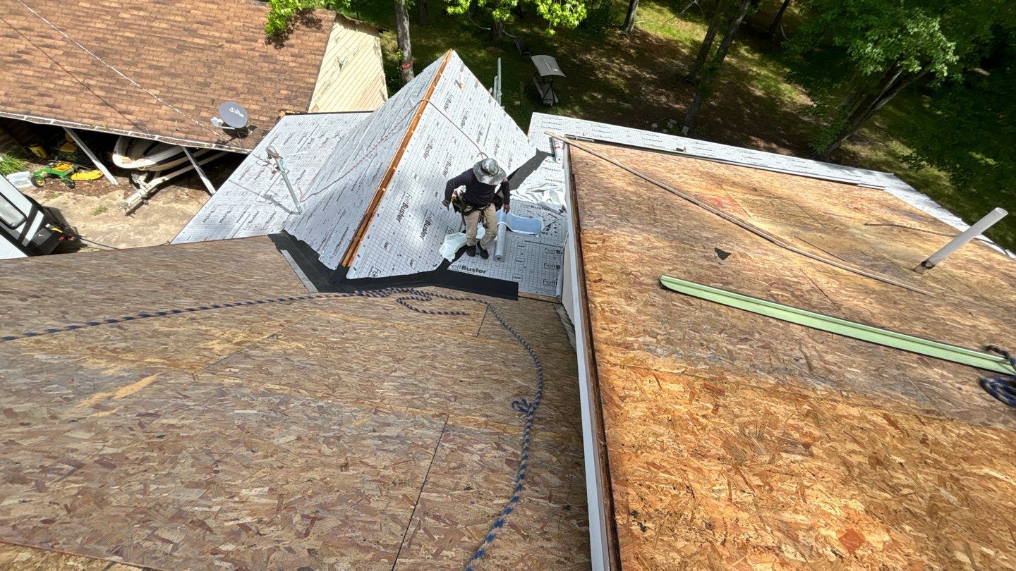 Roof Replacement and cover porch  by Deerfield Roofing LLC