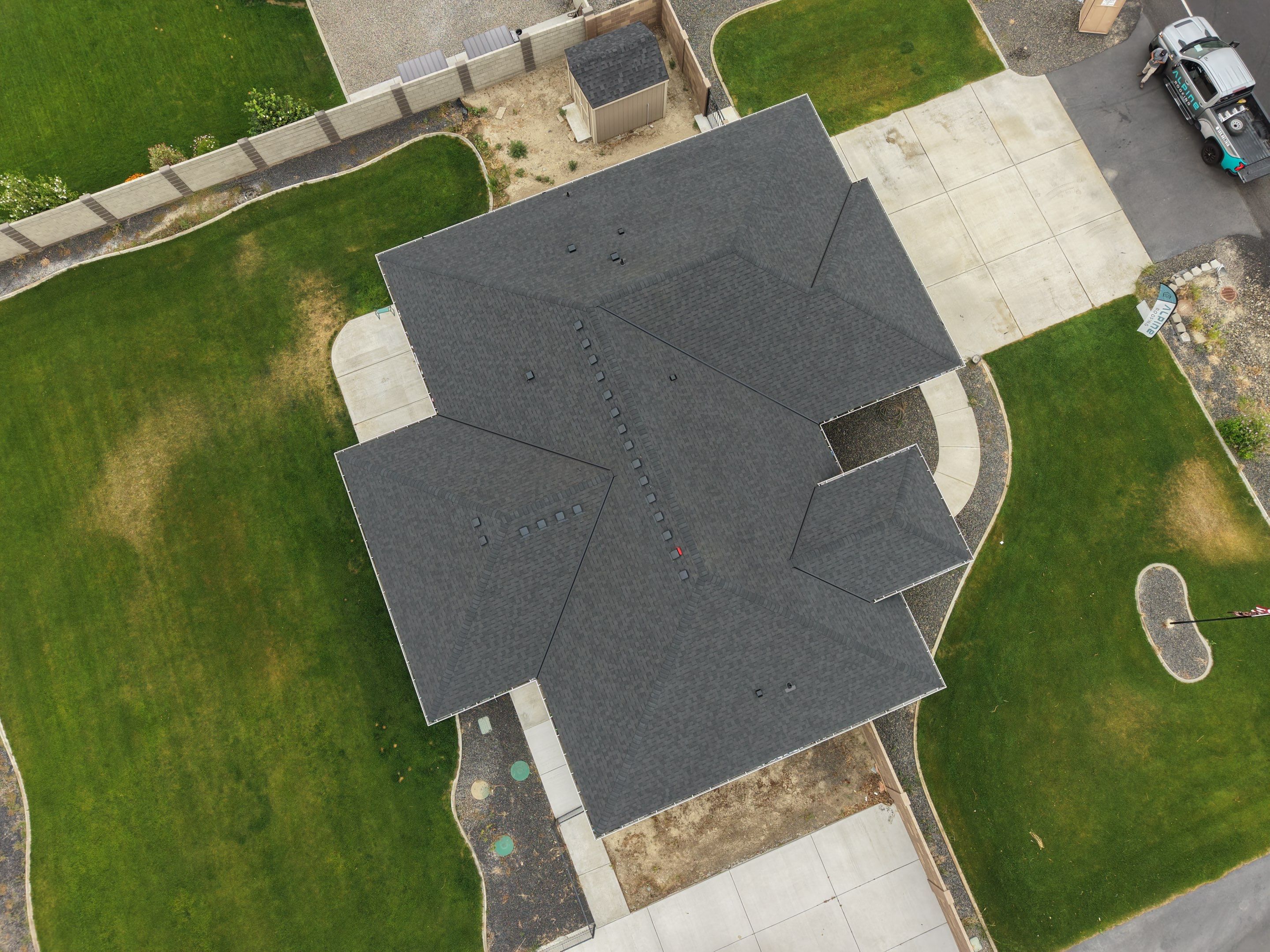 Full Architectural Shingle Roof Installation E Sagebrush Rd Kennewick, WA 99338 The Denali System - Certainteed Landmark® Shingle - Moire Black by Alpine Roofing