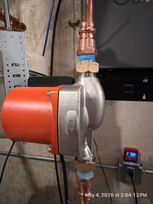 Hot Water Recirculating Pump & Thermal Expansion Tank Installation – Lake Forest, IL | GSHA Services, LTD