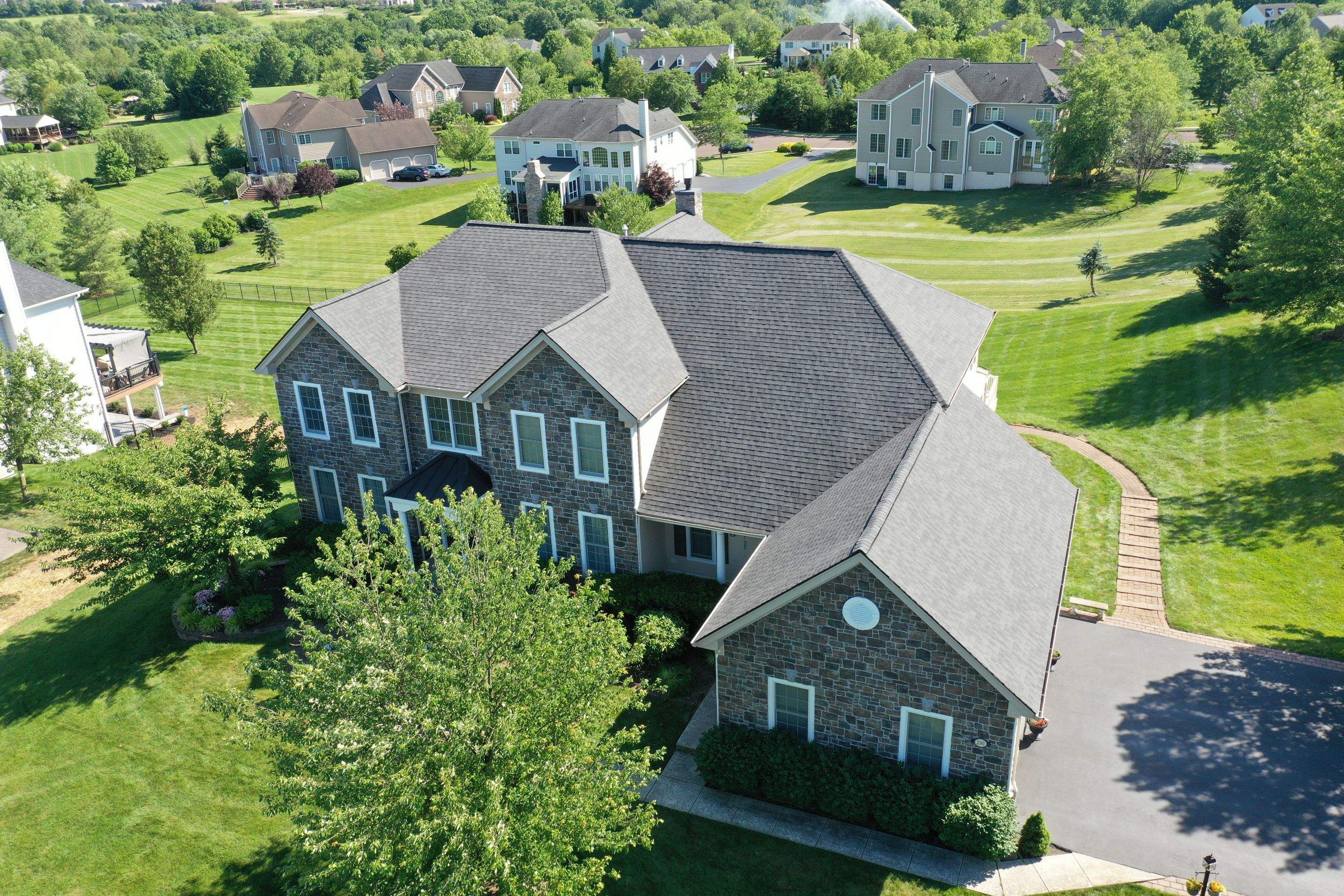 Roofing Installation using CertainTeed Landmark - Pewterwood by Storm Guard of Ches-Mont PA