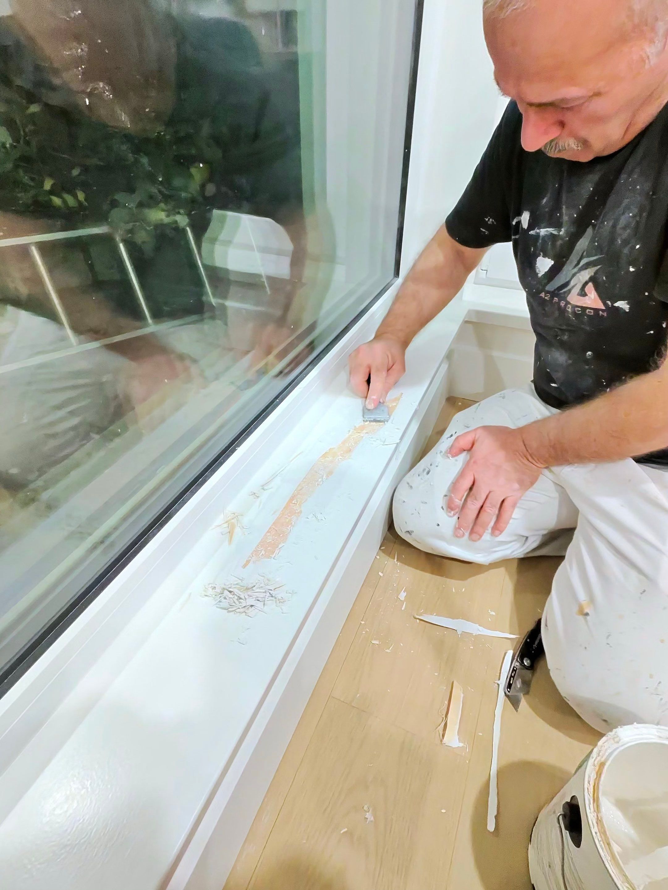 West Vancouver Custom Millwork: Heat Pump Trim & Window Finishing by YVR Construction Group