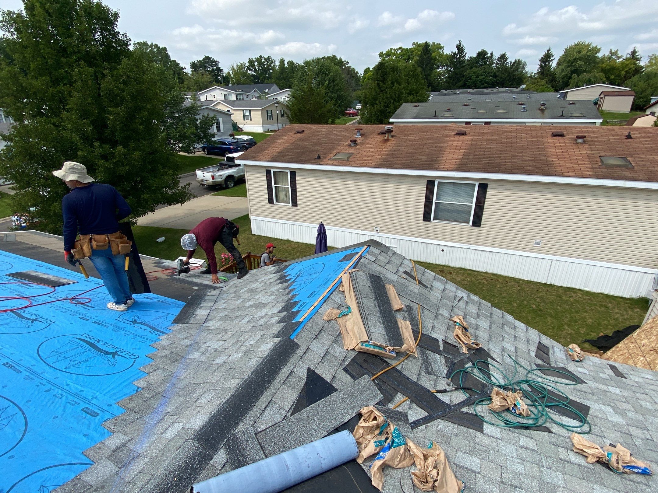 Roof Replacement using CertainTeed Landmark by 180 Contractors