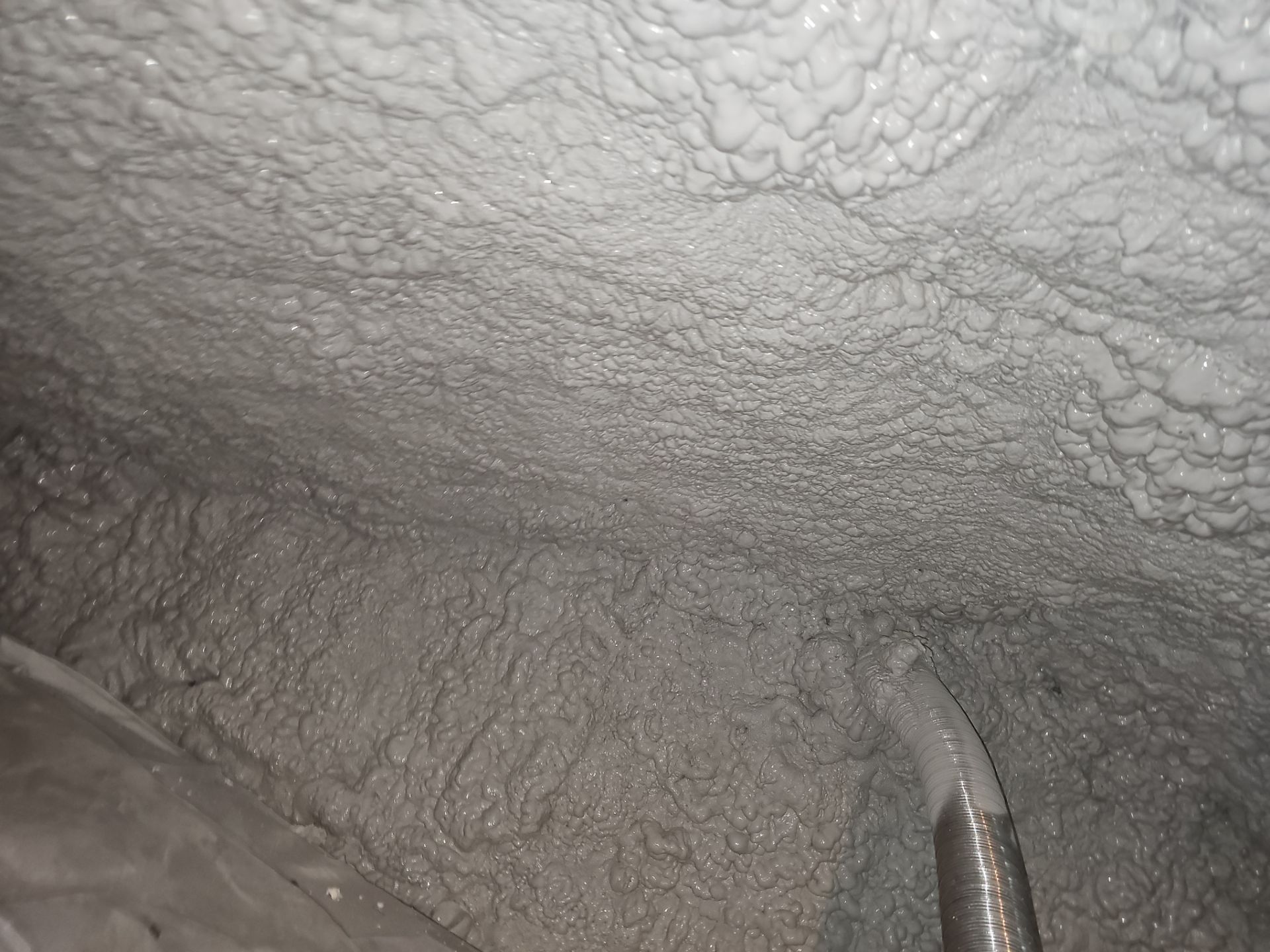 Basement Exterior Walls using Closed Cell Spray Foam by NYS Foam & Energy