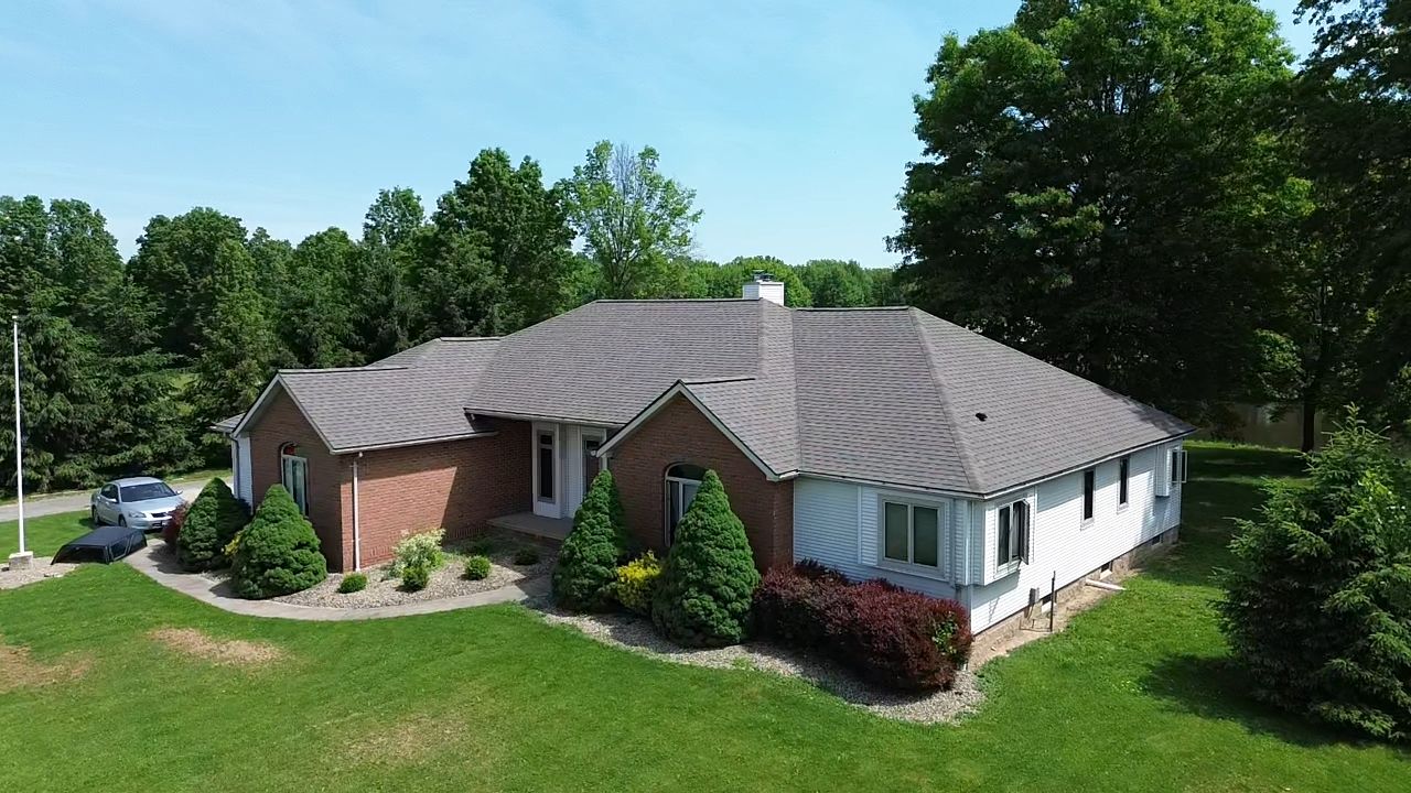 Atlas Pinnacle, Color, Weathered Wood, Drip Edge, Color, Royal Brown by Eagle Eye Roofing