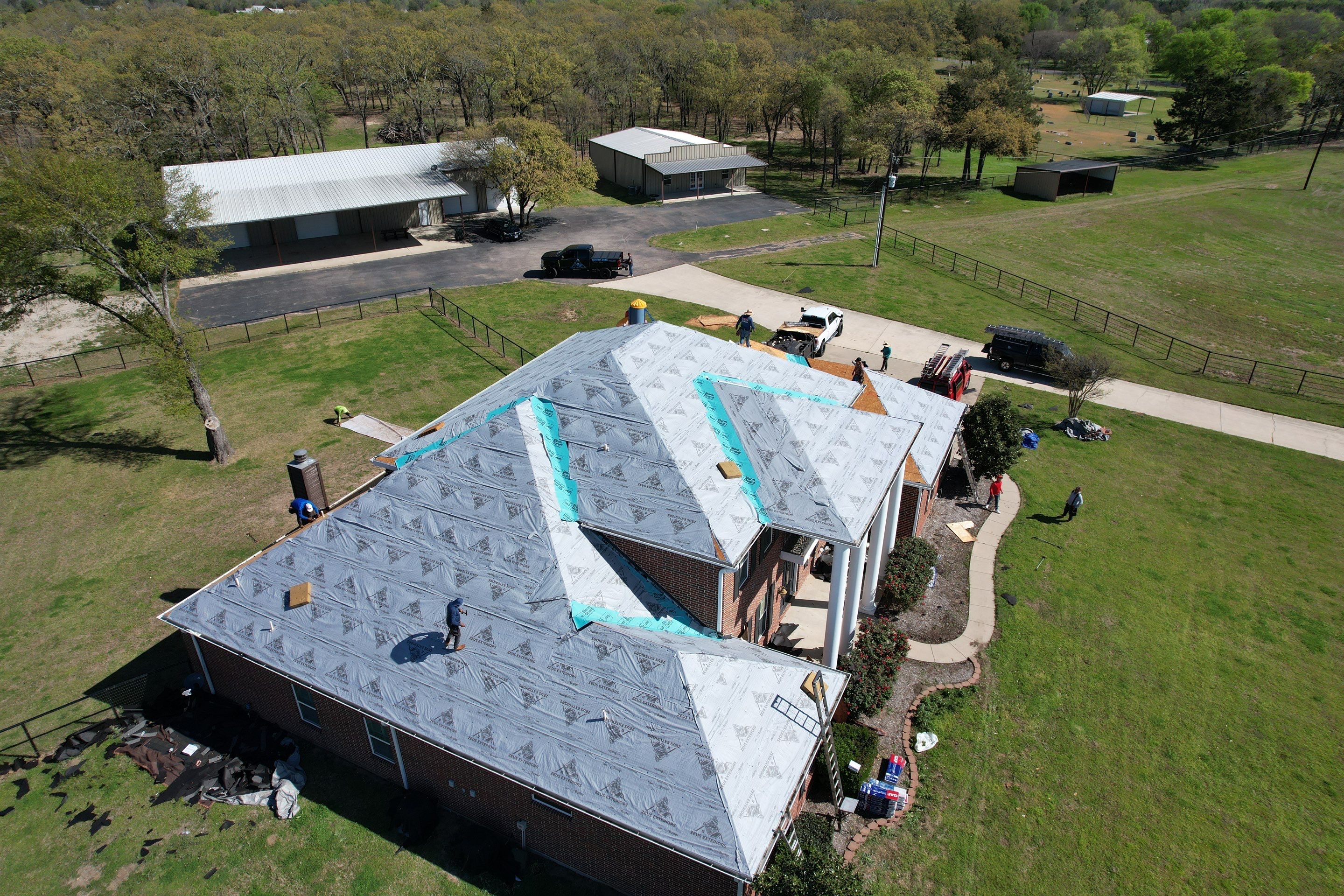 Project in Caddo Mills  by Zeus Exteriors