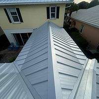 24ga 1.5" Mechanical Seam Mill Finish  by Total Roofing System The Metal Roof Experts