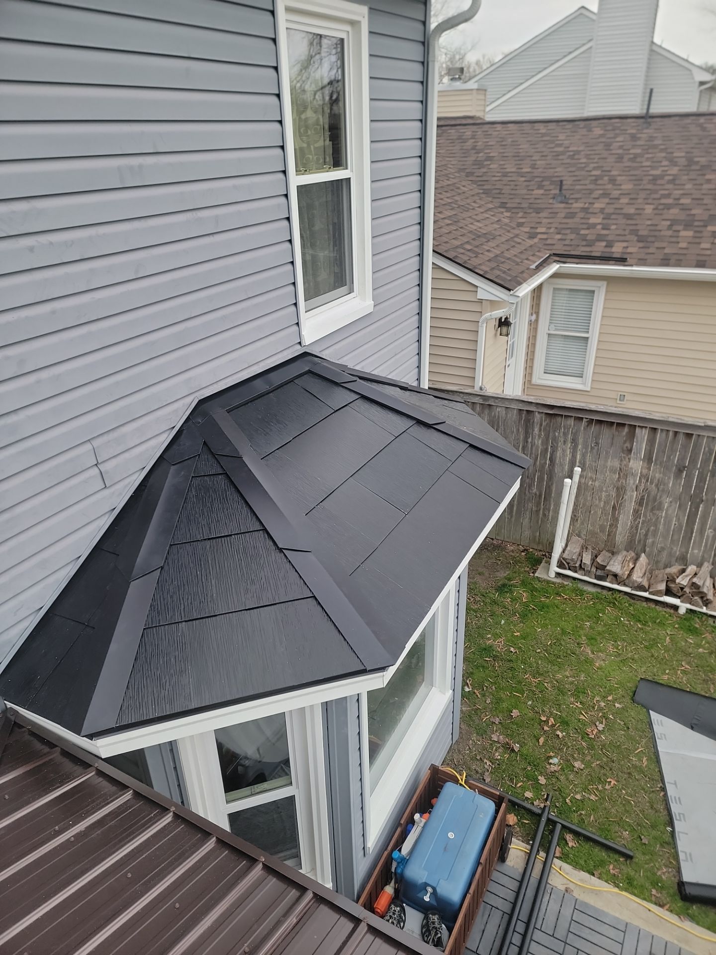 Tesla Solar Roof + Powerwall in Virginia Beach, VA by American Home Contractors
