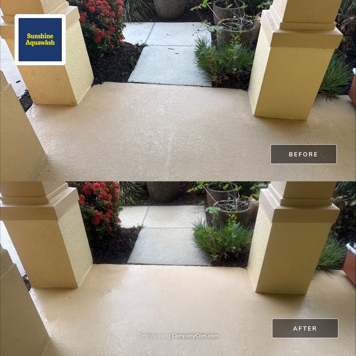 Trevesta Pool Deck & Exterior Cleaning Transformation by Sunshine AquaWash