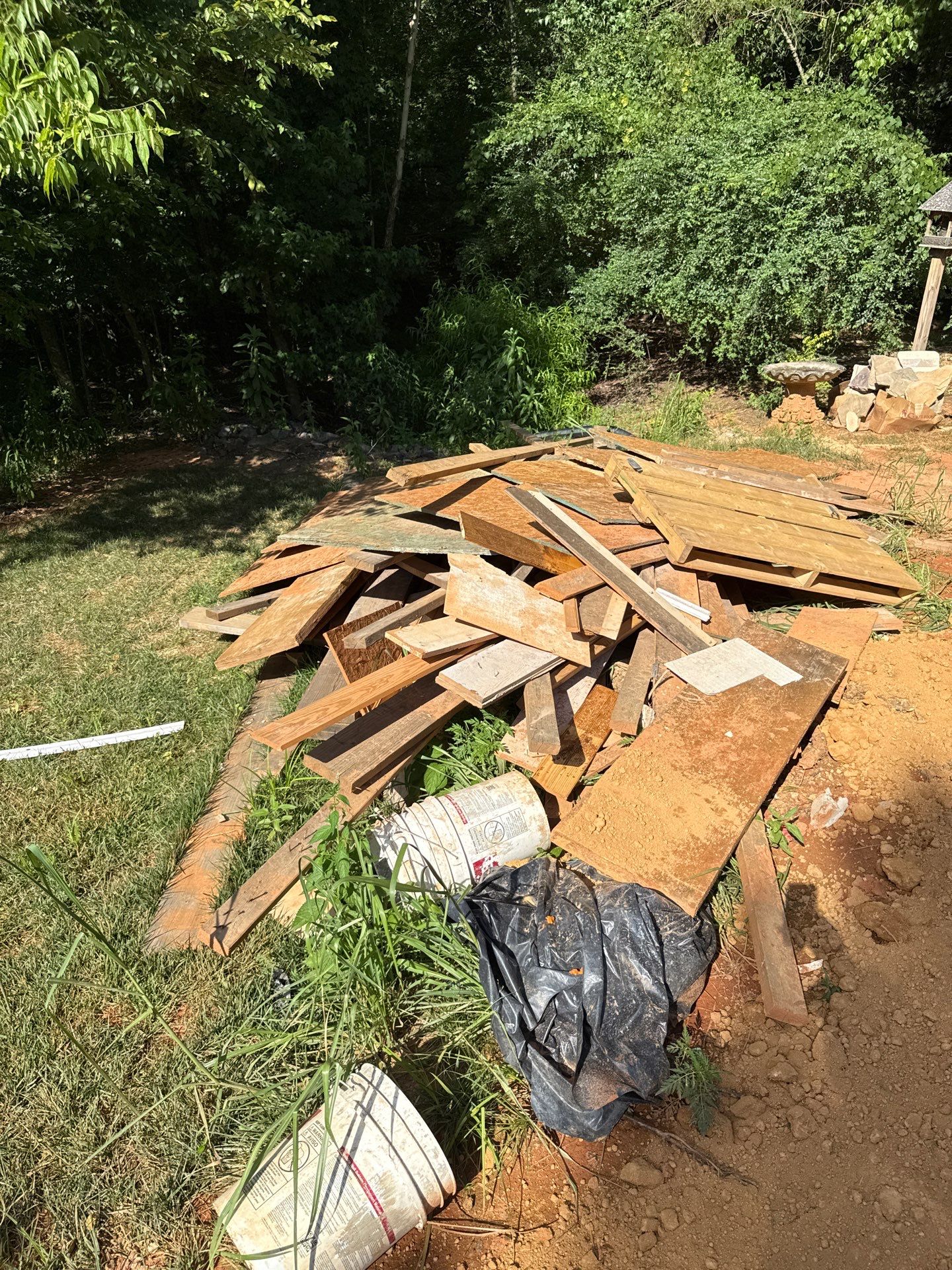 Project in Weddington by Badger Hauling