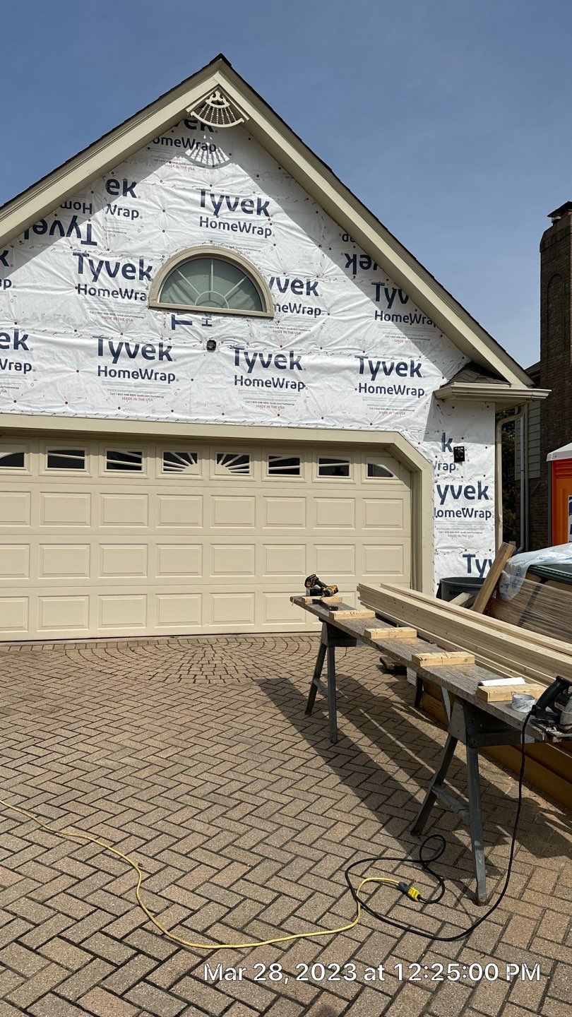 Siding Installation using Alside Charter Oak by Pro Home Services Inc