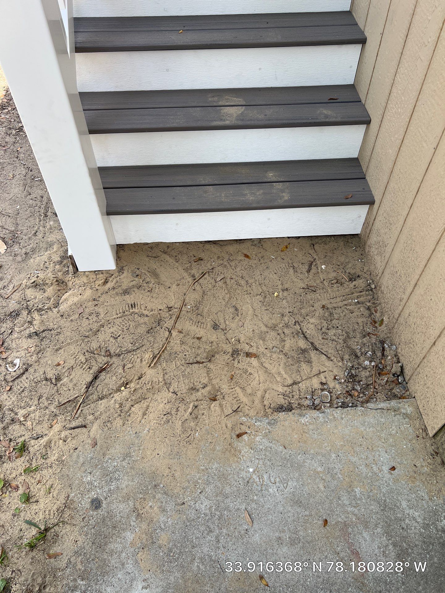 Framing Steps using Trex Enhance Grooved 1" X 12' Rocky Harbor by RGR Construction and Roofing, LLC