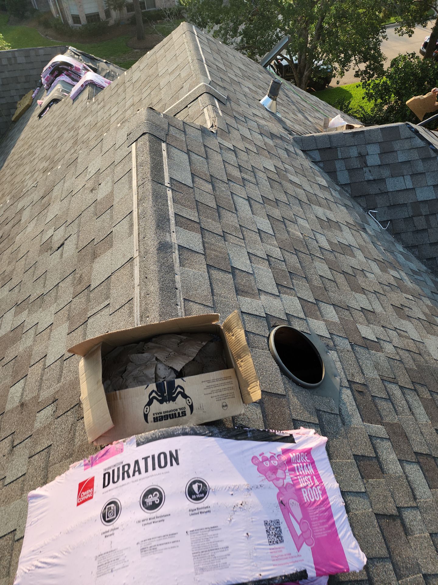 Residential Roofing Repair using Owen's Corning Duration (Lifetime) Shingles by Roof Repair Company