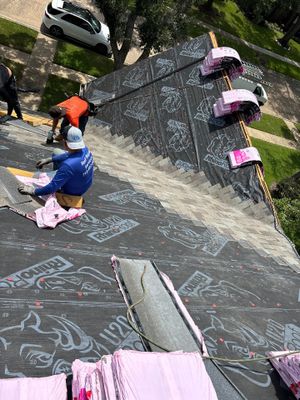Residential Roofing Installation using Owen's Corning Duration (Lifetime) Shingles