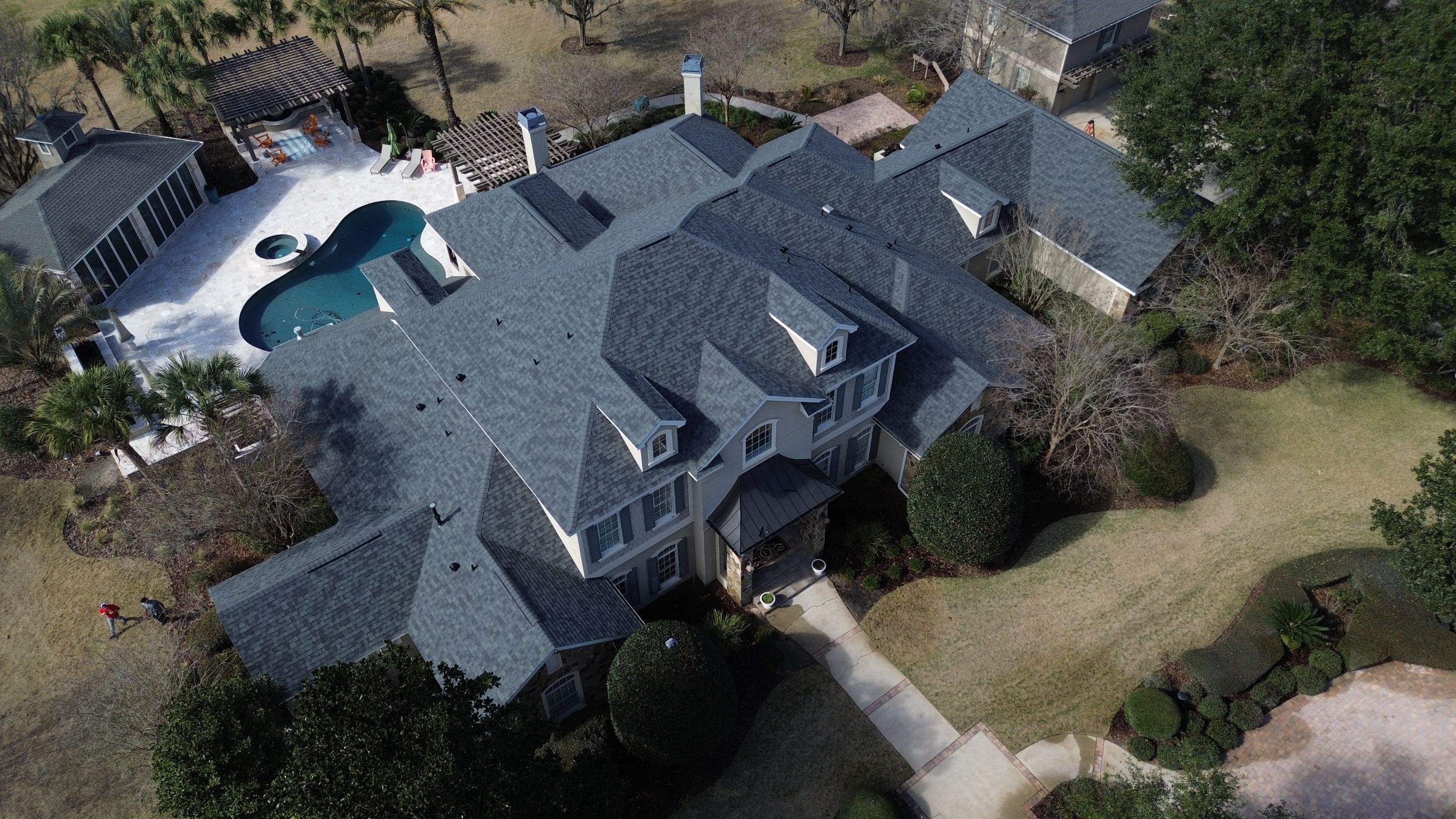 Huge shingle reroof in Newberry, FL by Brehm Roofing