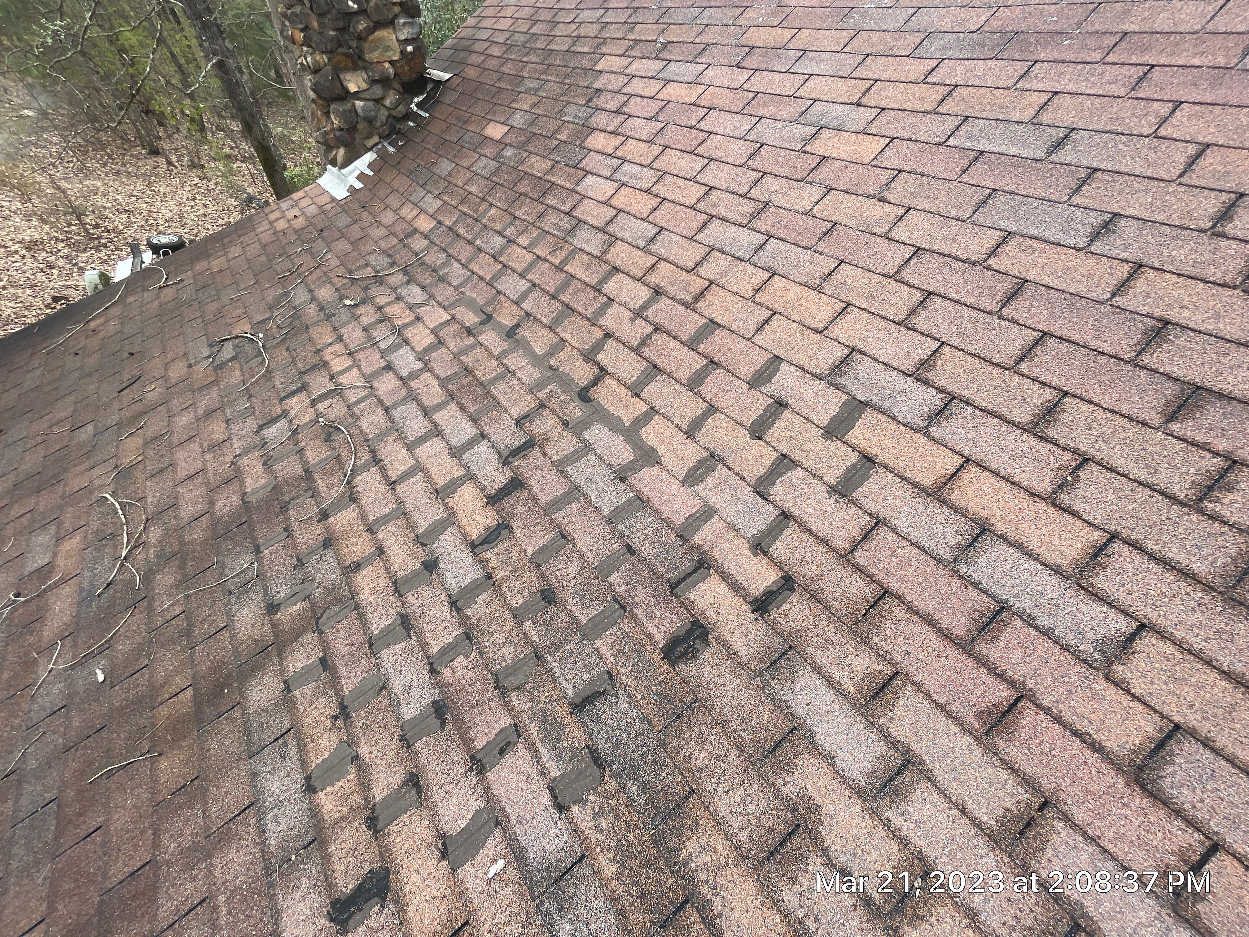 Residential Roofing Installation using Aluminum Roofing panels by Hostetler Roofing