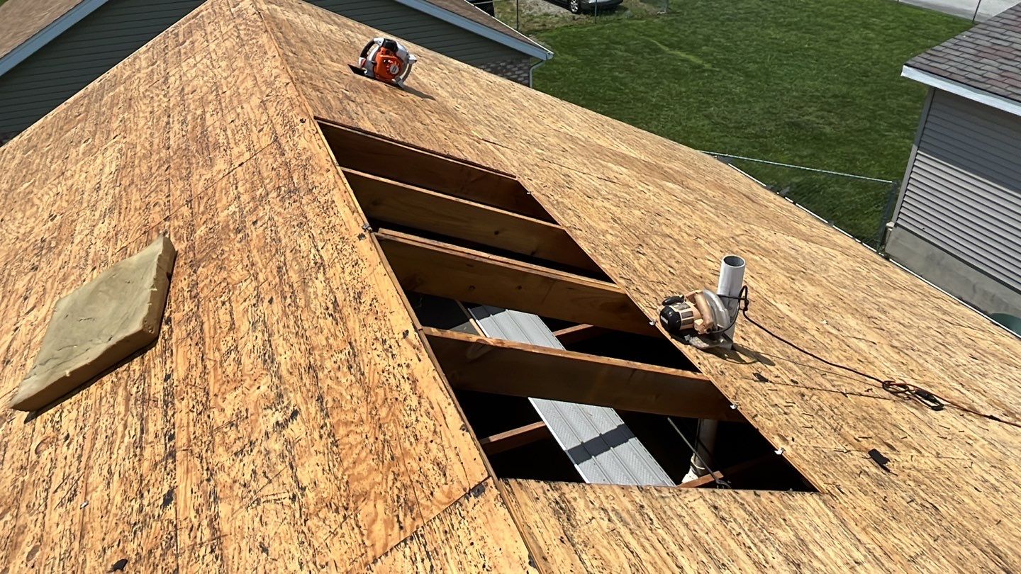 Residential Roofing Installation using GAF Timberline HDZ Charcoal by Nitro Roofing and Construction