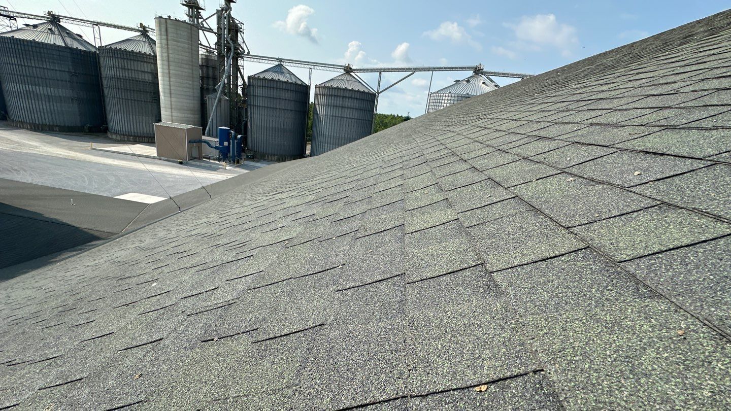 Commercial Roofing Installation using Timberline HDZ Shingles - Hunter Green by RoofX 