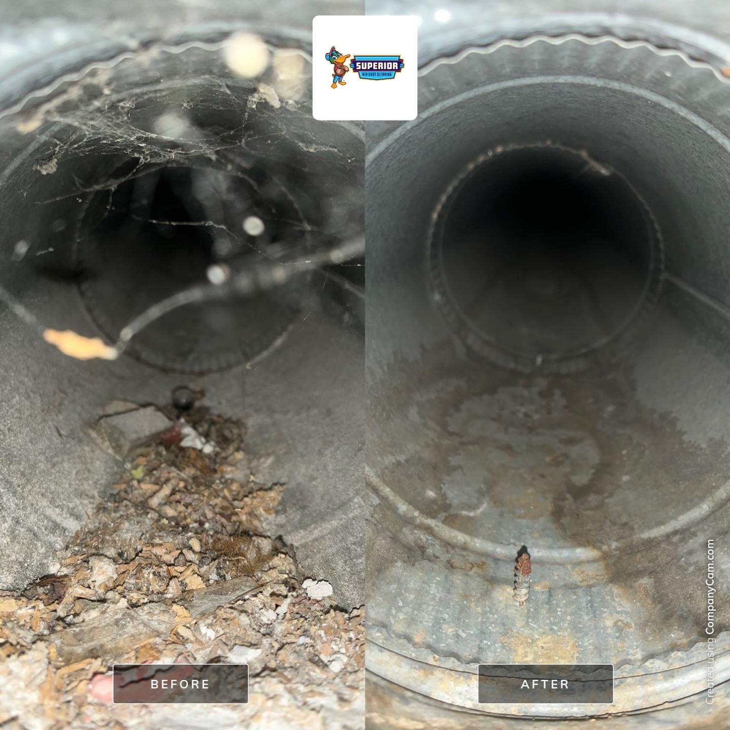 Air Duct Cleaning With a Vacuum Truck in New Castle, PA by Superior Air Duct Cleaning
