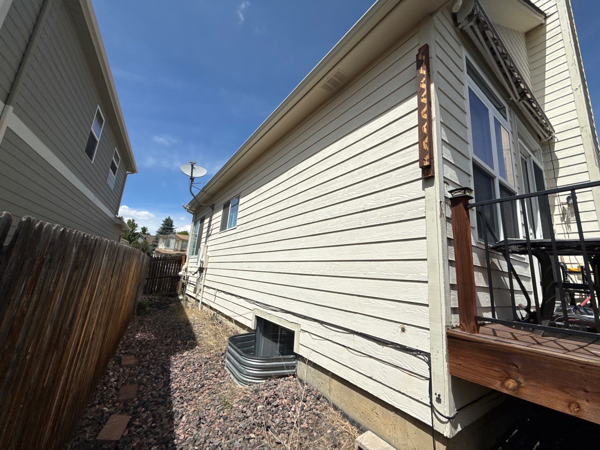 Upgrade your siding today! Watch this home transform as we work by 1st choice windows and siding