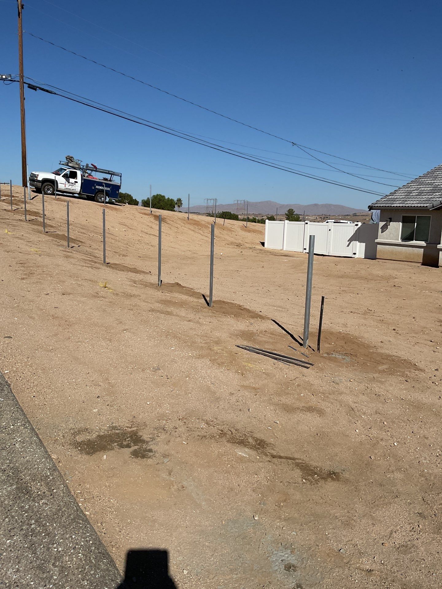 Fence Installation using chain -link by Fence Guys Inc.