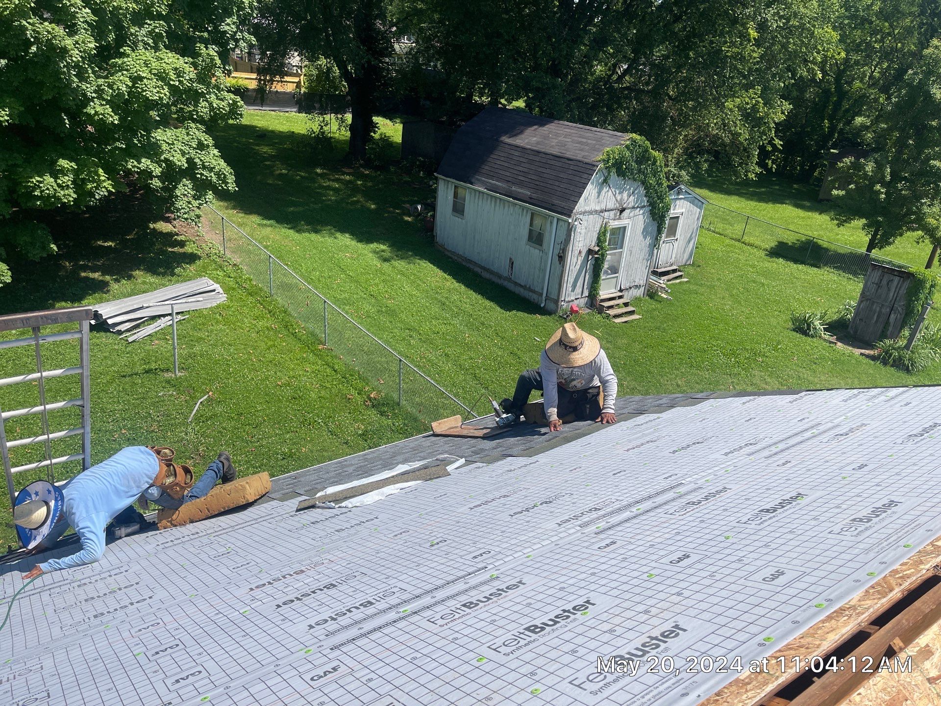 Residential Roofing Installation using GAF Timberline HDZ in Pewter Gray by Undersun Roofing 