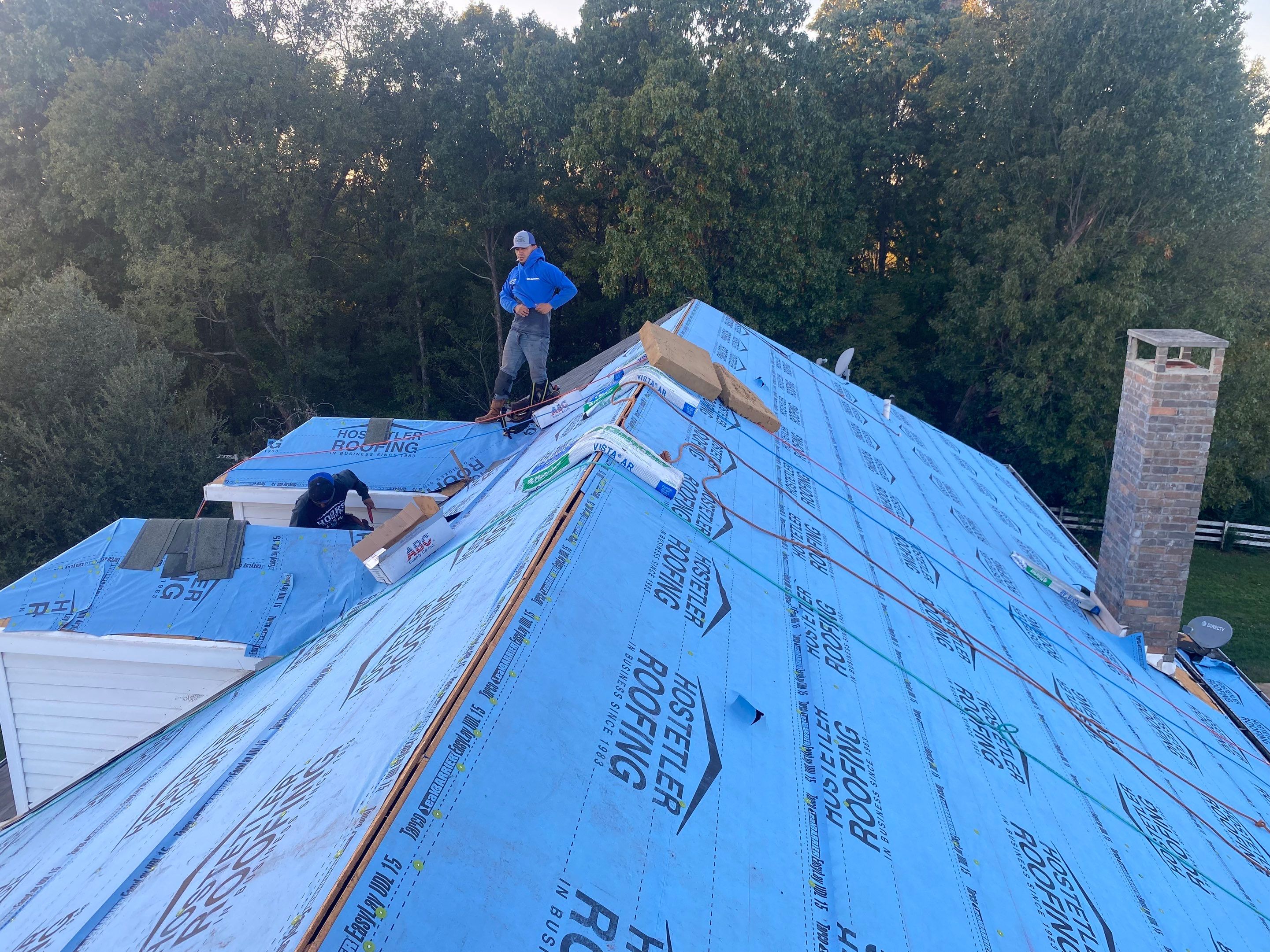Residential Roofing Repair using Malarkey Vista by Hostetler Roofing