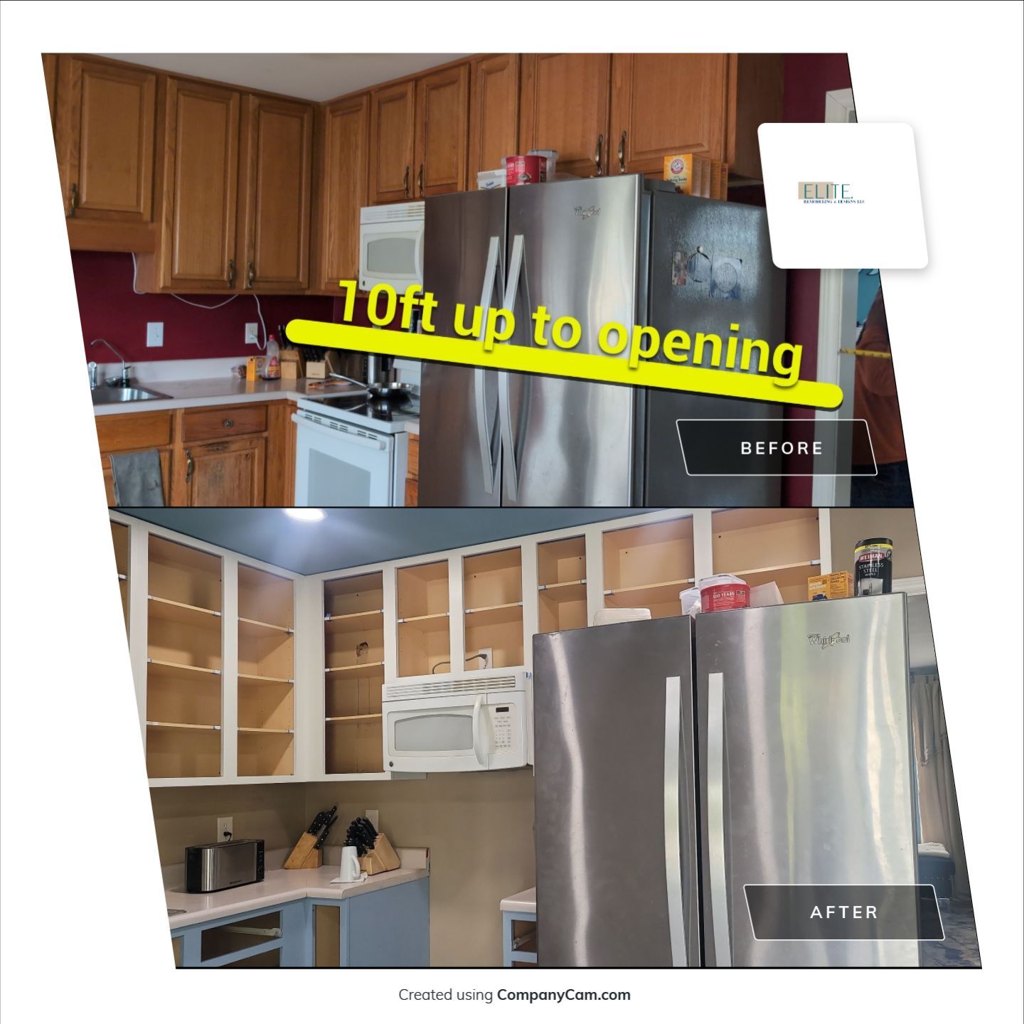 Holly Springs Kitchen Remodel – Two-Tone Shaker Cabinets & Open-Concept Design by Elite Remodeling and Design LLC