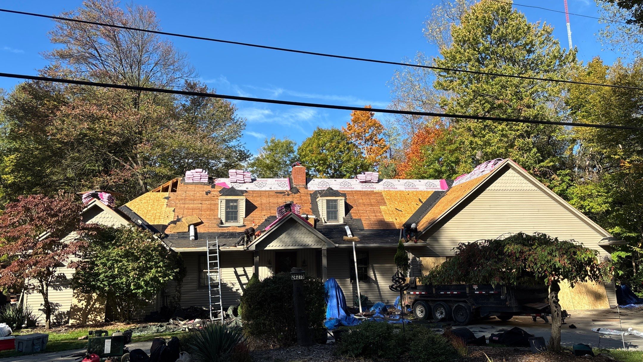 Roof Replacement using Owens Corning Driftwood by 180 Contractors