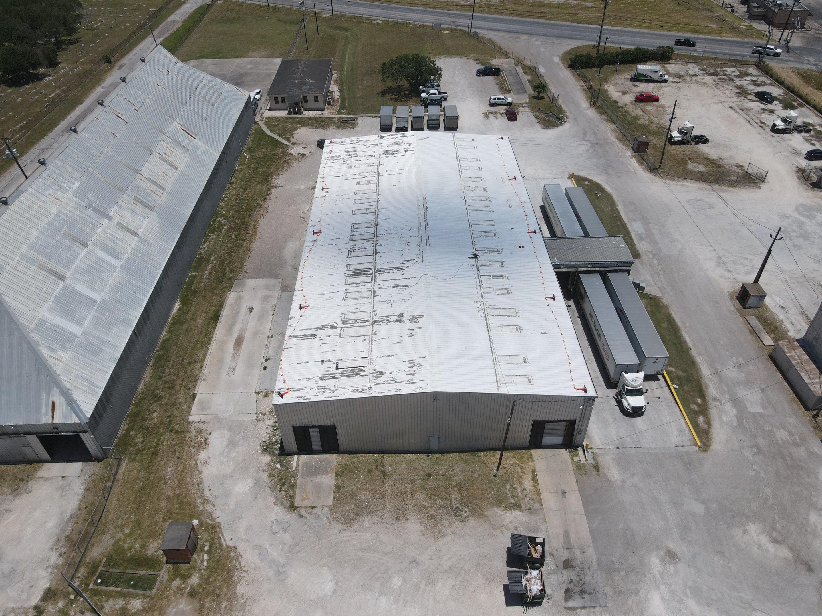 Commercial Roofing Installation using GAF 10 Year Acrylic System by Lighthouse Roofing