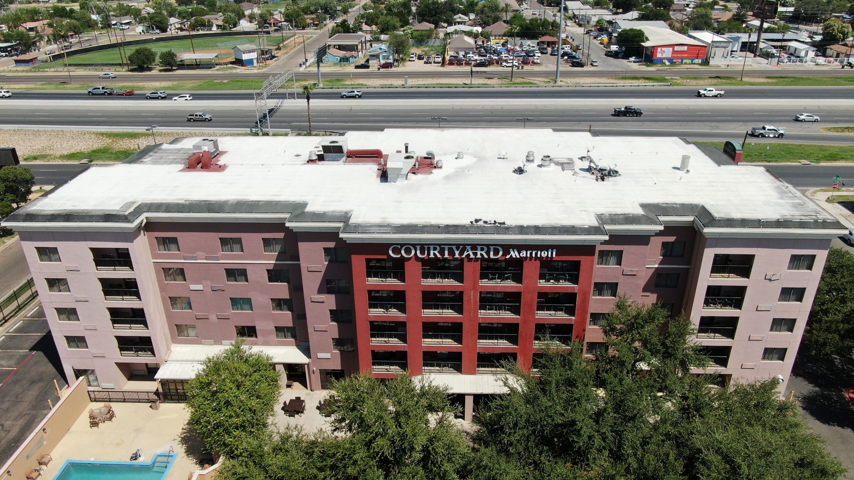 Commercial Roofing Installation using Thermoplastic Polyolefin - GAF by JM Flores Roofing & Construction, Inc